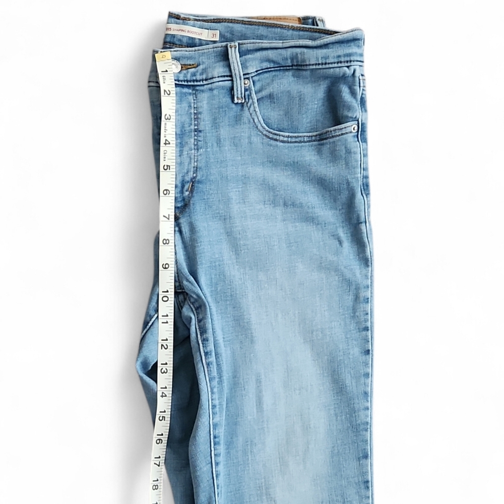 Levi's 315 Shaping Bootcut Jeans Size 31 - Picture 4 of 9